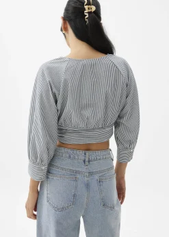 Love, Bonito Blouses & Shirts|Weekend*Striped Puff Sleeve Blouse