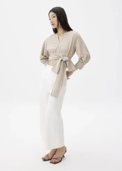 Love, Bonito Blouses & Shirts|Weekend*Striped Puff Sleeve Blouse