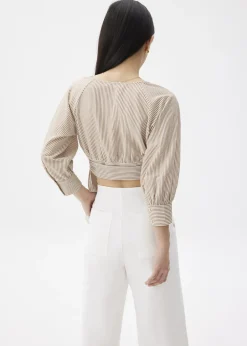 Love, Bonito Blouses & Shirts|Weekend*Striped Puff Sleeve Blouse
