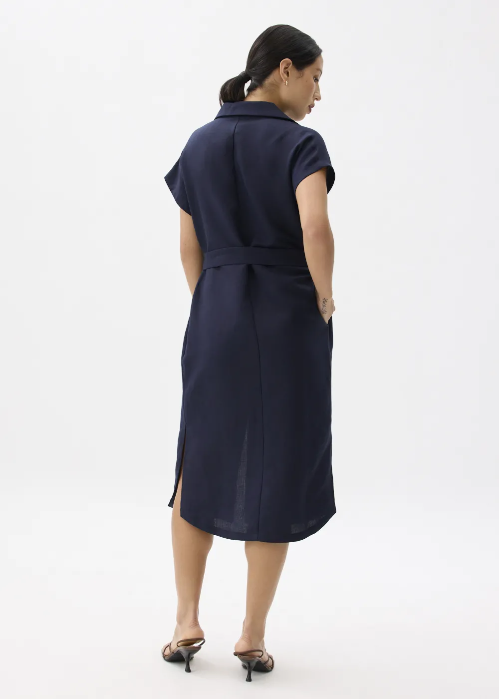 Love, Bonito Weekend Dresses|Work Dresses*Suri Classic Linen Belted Shirt Dress