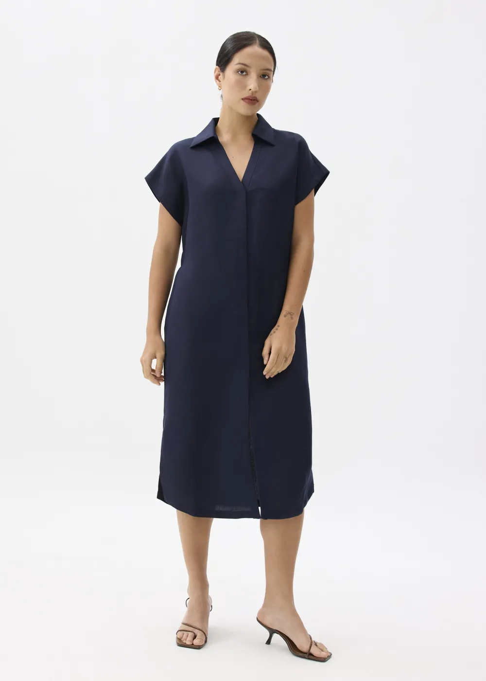 Love, Bonito Weekend Dresses|Work Dresses*Suri Classic Linen Belted Shirt Dress