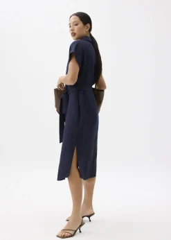 Love, Bonito Weekend Dresses|Work Dresses*Suri Classic Linen Belted Shirt Dress