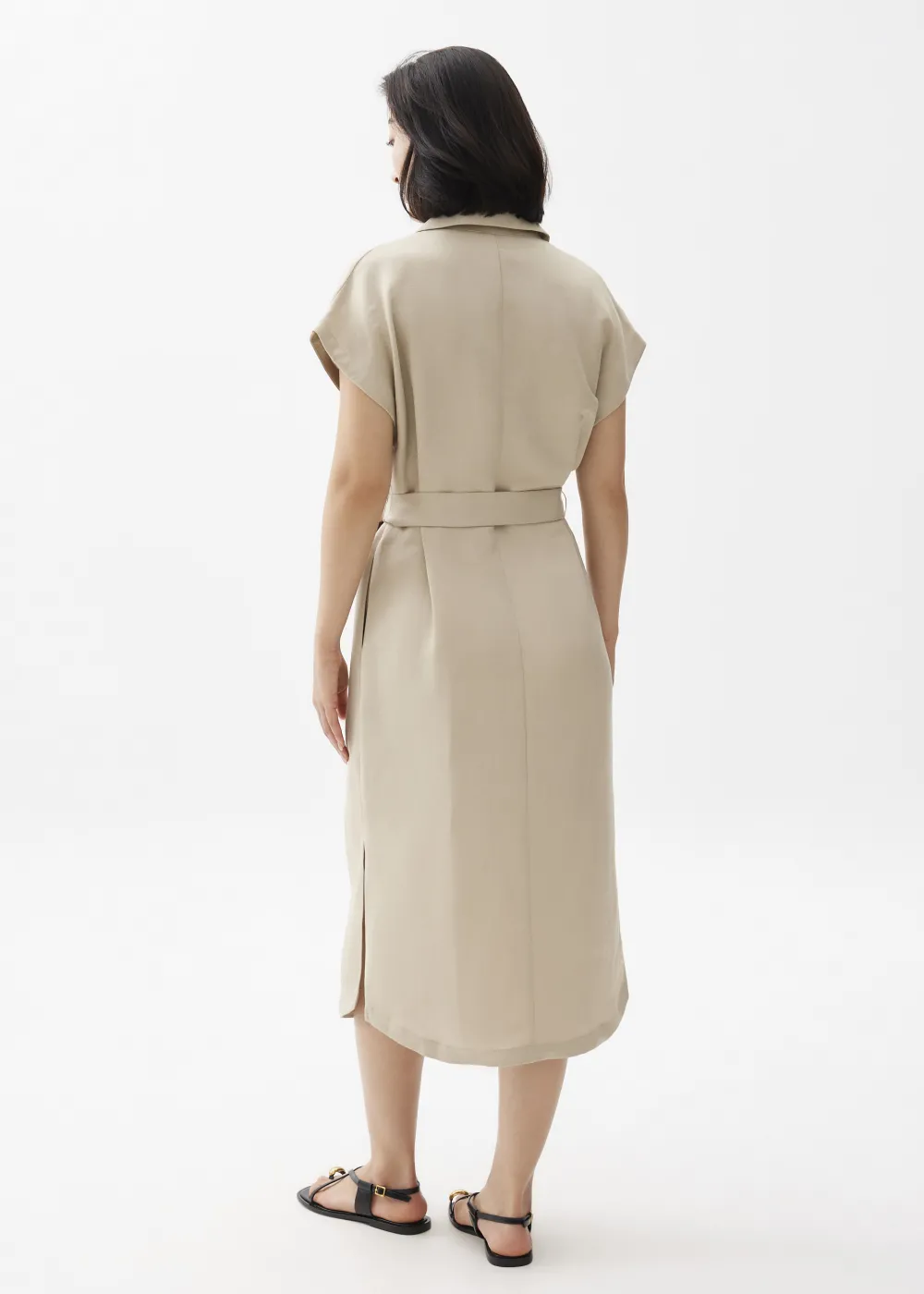 Love, Bonito Weekend Dresses|Work Dresses*Suri Classic Linen Belted Shirt Dress