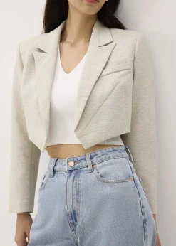 Love, Bonito Weekend|Blazers & Jackets*Tailored Boxy Crop Blazer