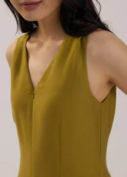 Love, Bonito Weekend|Dresses*Tencel V-neck Fit & Flare Midi Dress