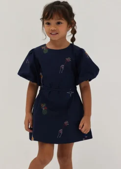 Kids Love, Bonito Weekend Dresses|Kidswear*Tiana Embroidered Shift Dress in Humble Abode