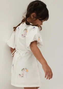 Kids Love, Bonito Weekend Dresses|Kidswear*Tiana Embroidered Shift Dress in Humble Abode