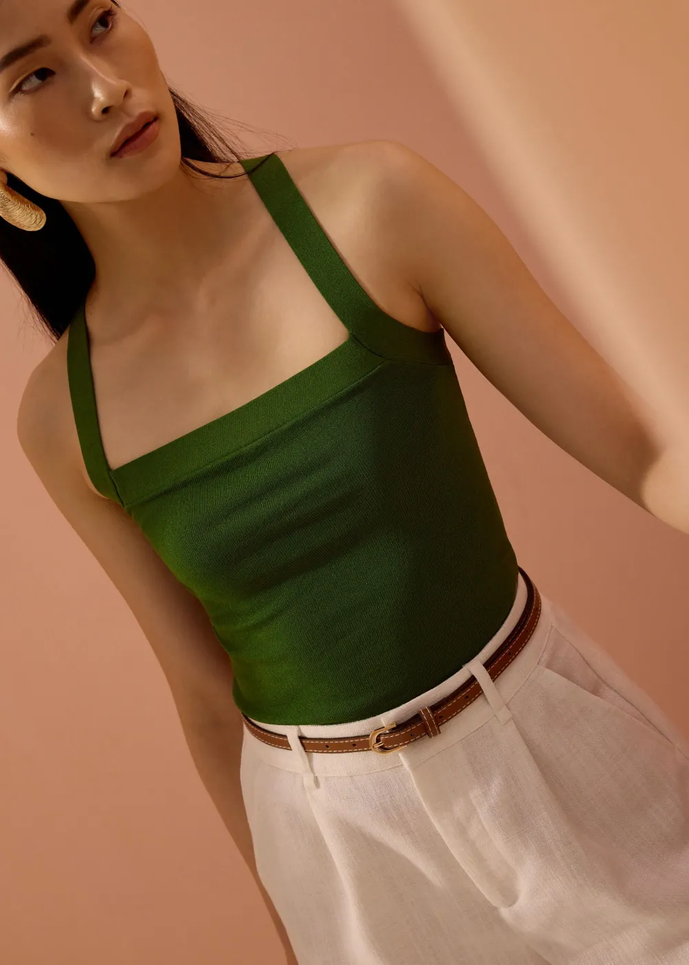 Love, Bonito Staples|Weekend*Tola Knit Cross Back Tank Top