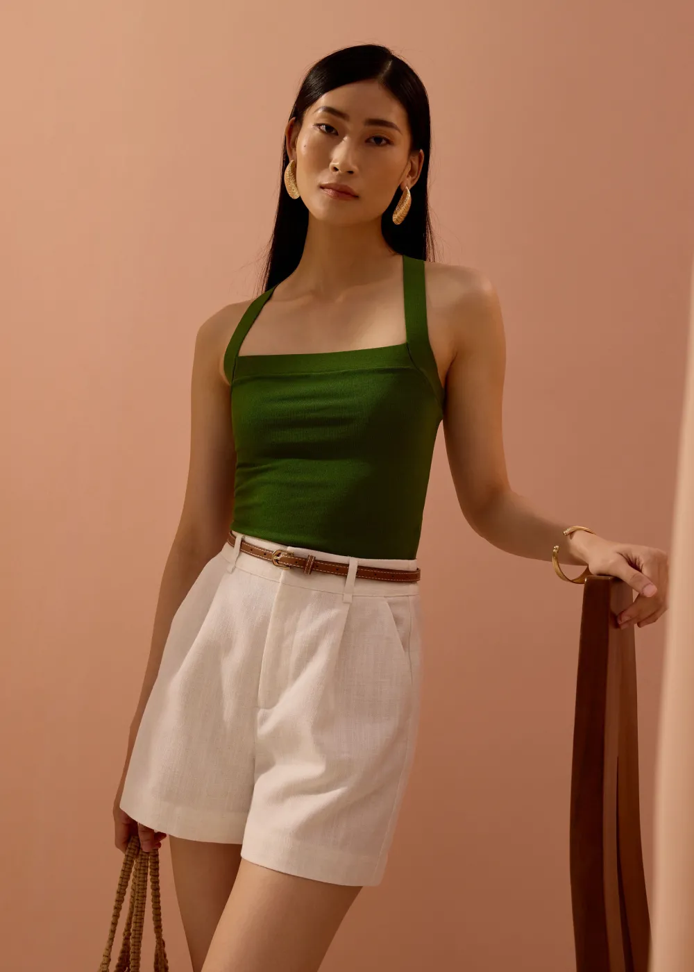 Love, Bonito Staples|Weekend*Tola Knit Cross Back Tank Top