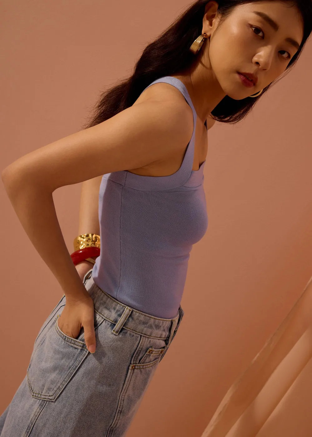 Love, Bonito Staples|Weekend*Tola Knit Cross Back Tank Top