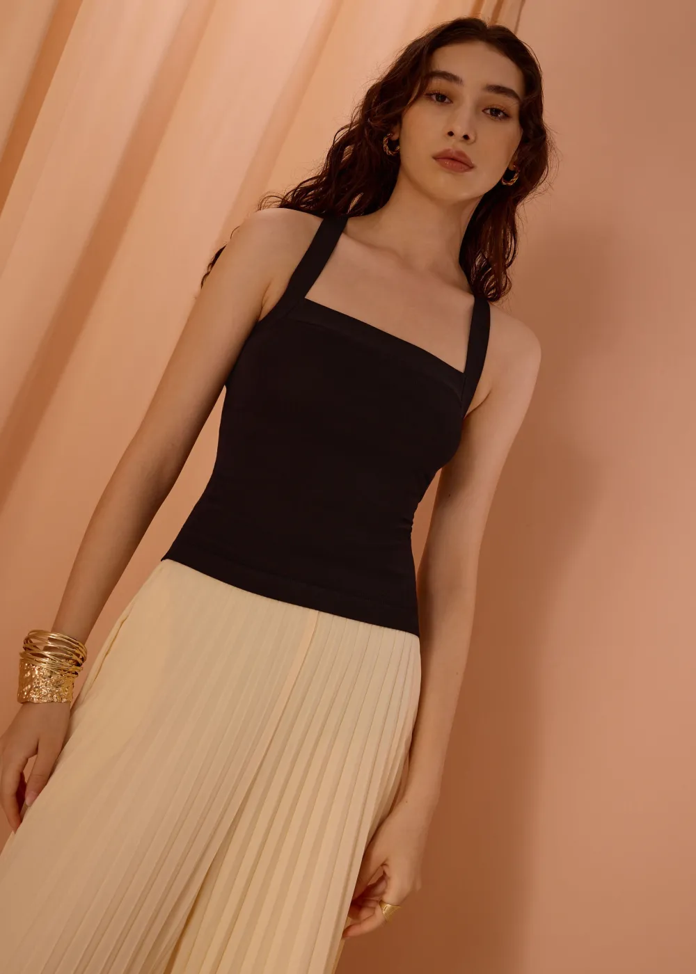 Love, Bonito Staples|Weekend*Tola Knit Cross Back Tank Top