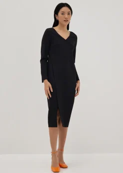 Love, Bonito Work Dresses*Tristenne V-neck Column Midi Dress