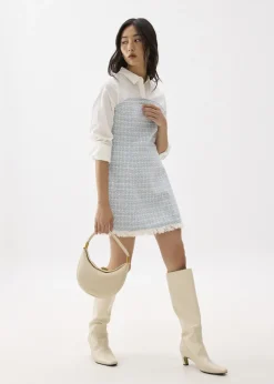 Love, Bonito Weekend Dresses*Tweed Cotton A-line Mini Dress