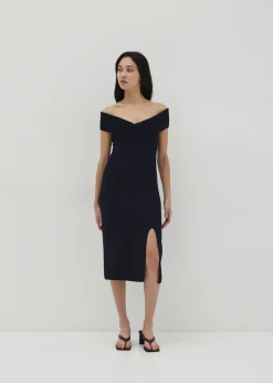 Love, Bonito Party Dresses|Party & Occasions*Vanna Off Shoulder Knit Midi Dress