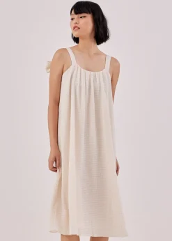 Love, Bonito Weekend Dresses*Velnice Textured Ribbon Tie Dress