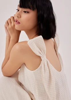 Love, Bonito Weekend Dresses*Velnice Textured Ribbon Tie Dress