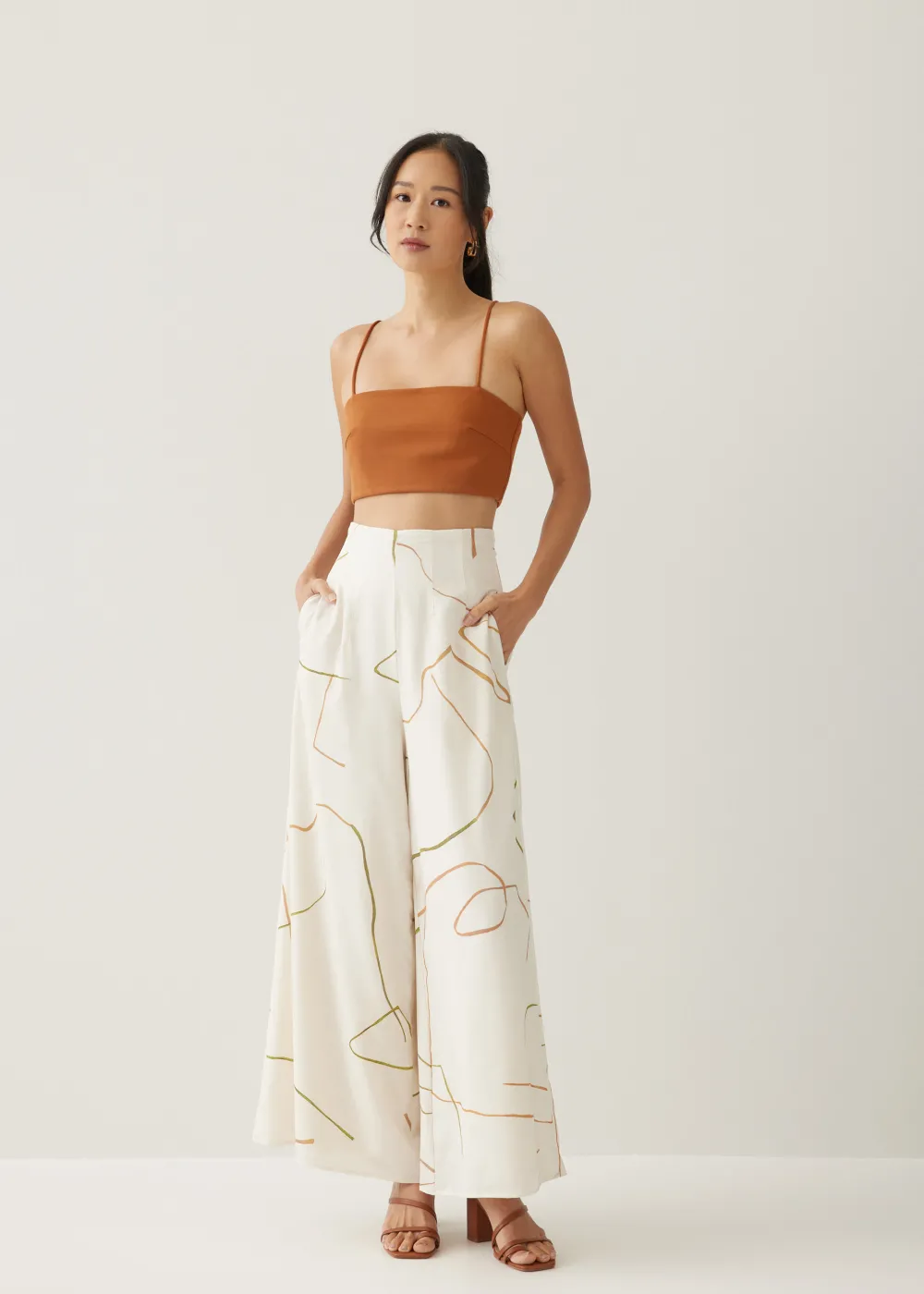 Love, Bonito Weekend & Vacation Pants|Wide*Veneza Wide Leg Pants in Golden Hour