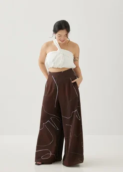 Love, Bonito Weekend & Vacation Pants|Wide*Veneza Wide Leg Pants in Golden Hour