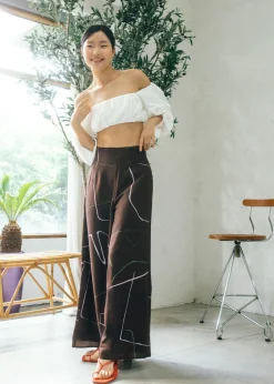 Love, Bonito Weekend & Vacation Pants|Wide*Veneza Wide Leg Pants in Golden Hour