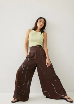 Love, Bonito Weekend & Vacation Pants|Wide*Veneza Wide Leg Pants in Golden Hour