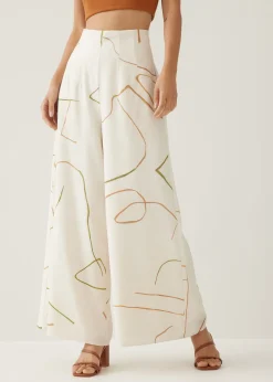 Love, Bonito Weekend & Vacation Pants|Wide*Veneza Wide Leg Pants in Golden Hour