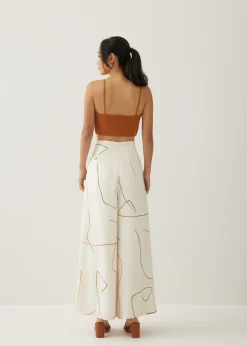Love, Bonito Weekend & Vacation Pants|Wide*Veneza Wide Leg Pants in Golden Hour