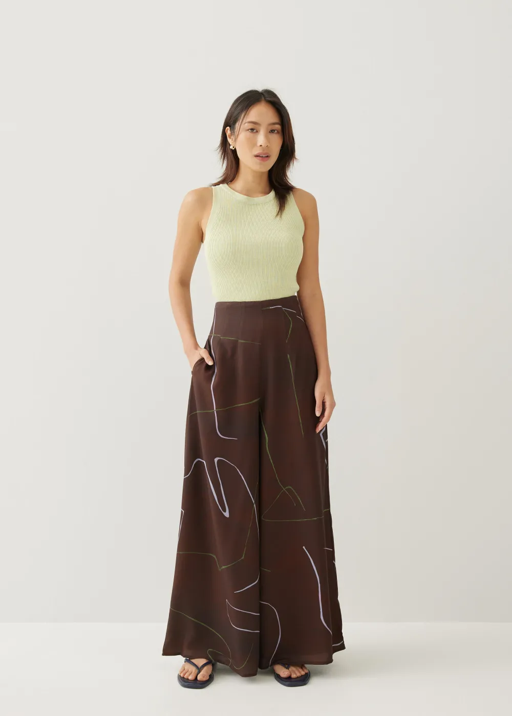 Love, Bonito Weekend & Vacation Pants|Wide*Veneza Wide Leg Pants in Golden Hour