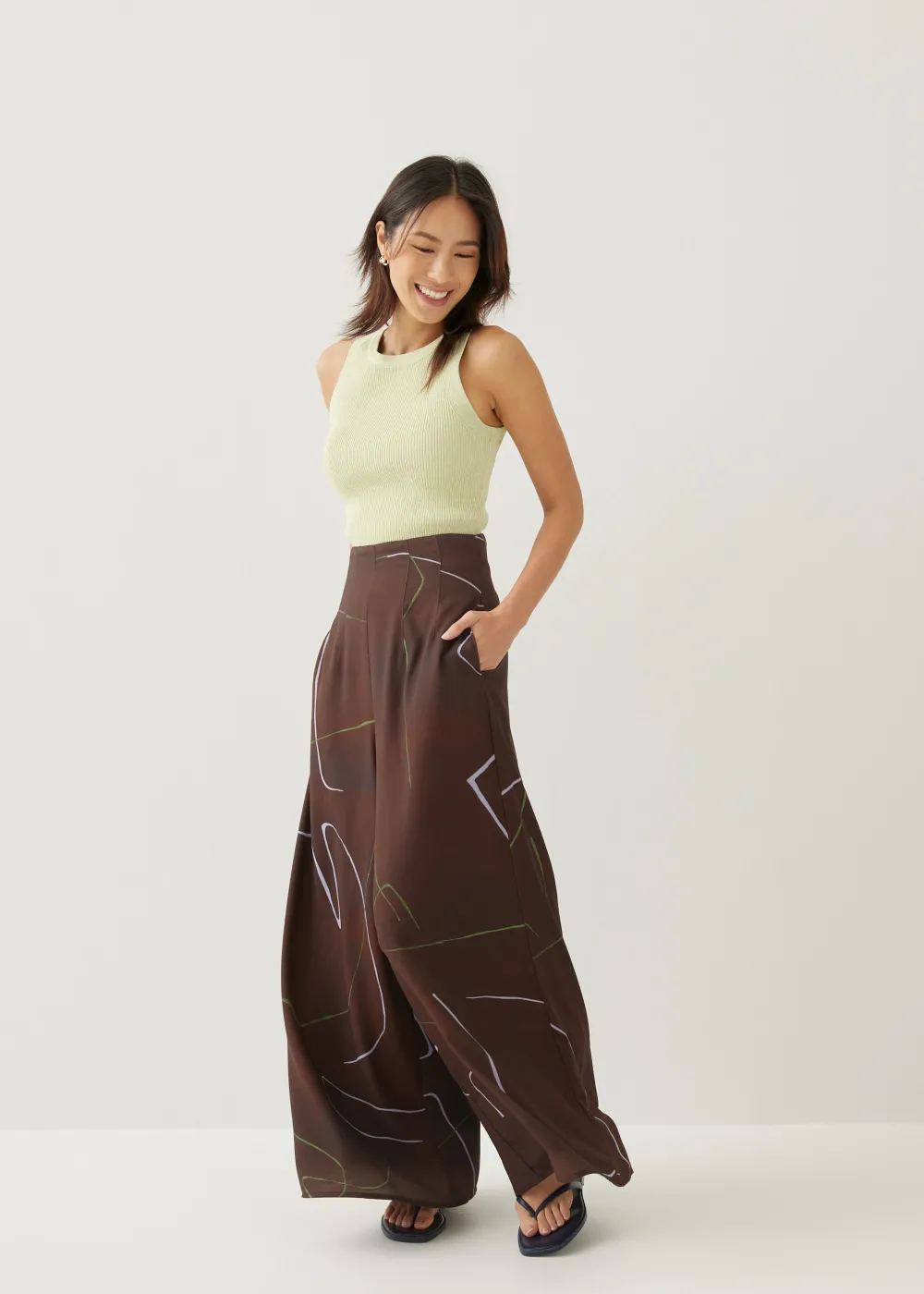 Love, Bonito Weekend & Vacation Pants|Wide*Veneza Wide Leg Pants in Golden Hour