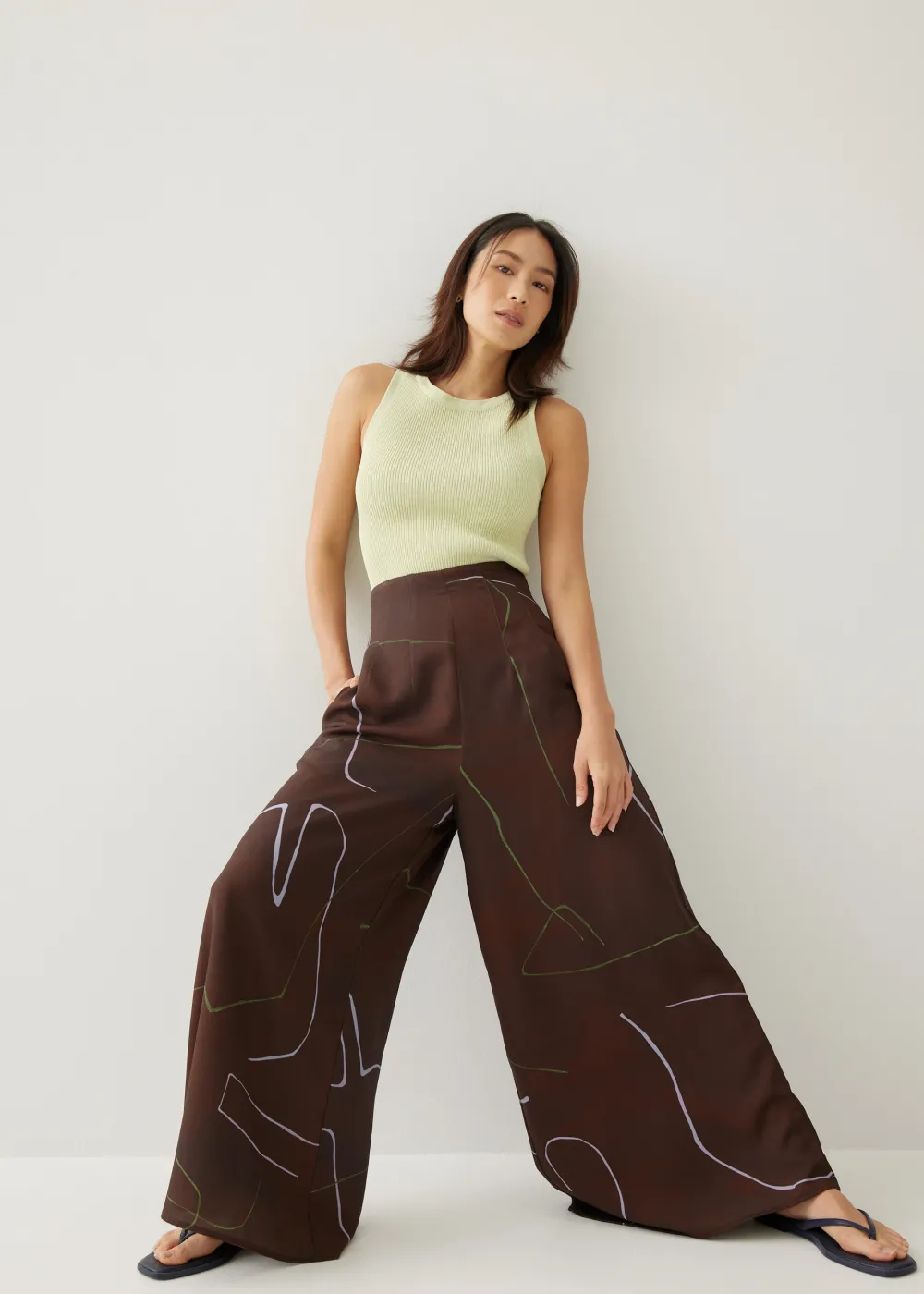 Love, Bonito Weekend & Vacation Pants|Wide*Veneza Wide Leg Pants in Golden Hour