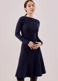 Love, Bonito Weekend Dresses*Venni Dotted Fit & Flare Dress