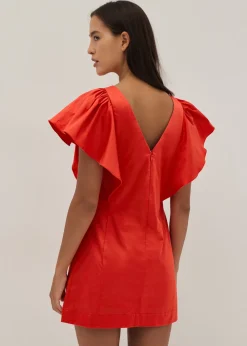 Love, Bonito Work Dresses*Veronique Ruffle Sleeve Shift Dress