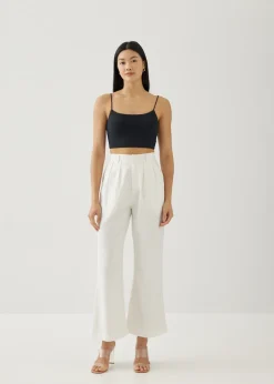 Love, Bonito Weekend & Vacation Pants|Straight*Violeta Cotton Kick Flare Pants