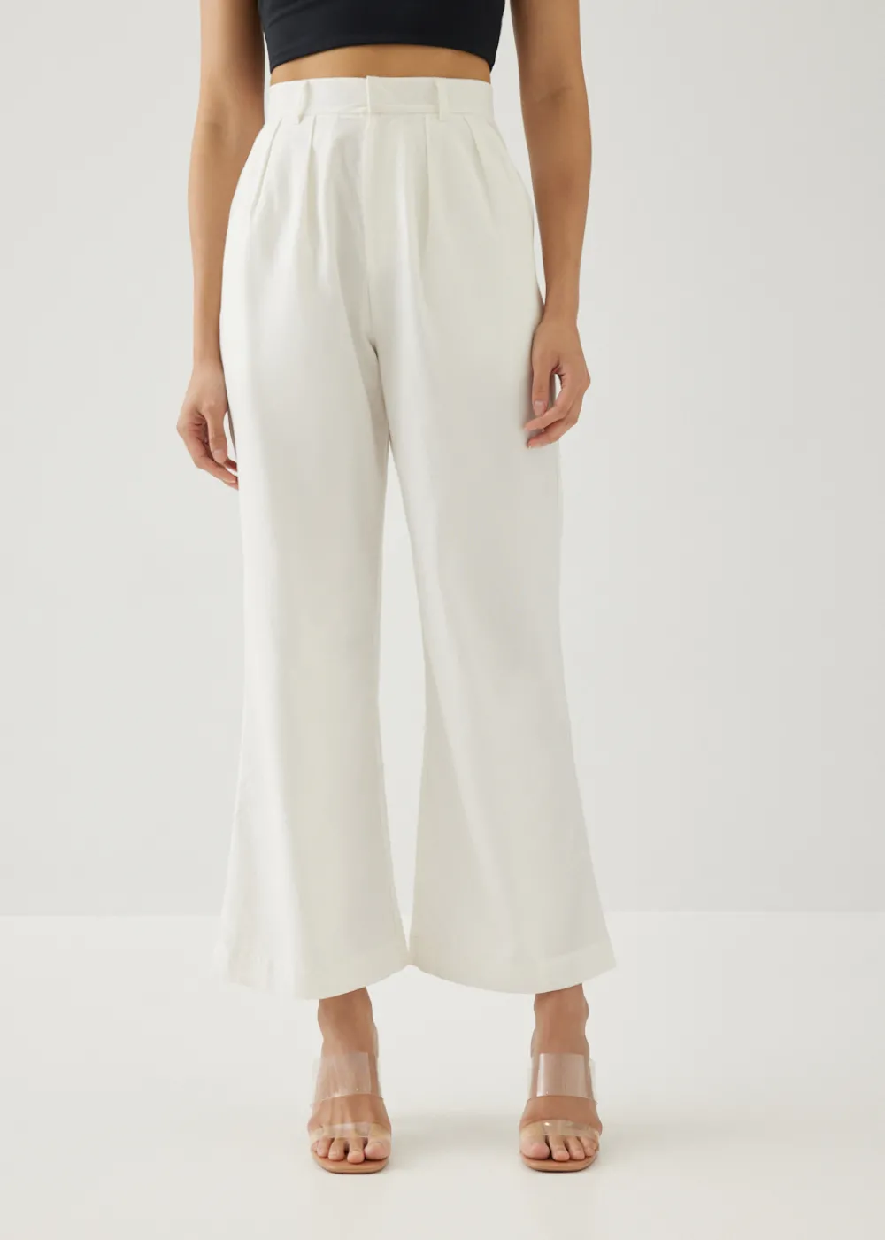 Love, Bonito Weekend & Vacation Pants|Straight*Violeta Cotton Kick Flare Pants