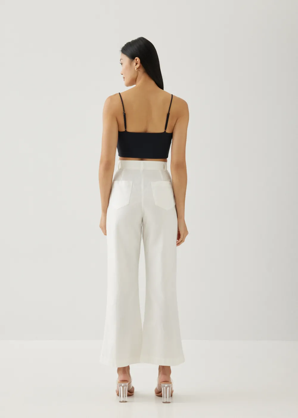 Love, Bonito Weekend & Vacation Pants|Straight*Violeta Cotton Kick Flare Pants