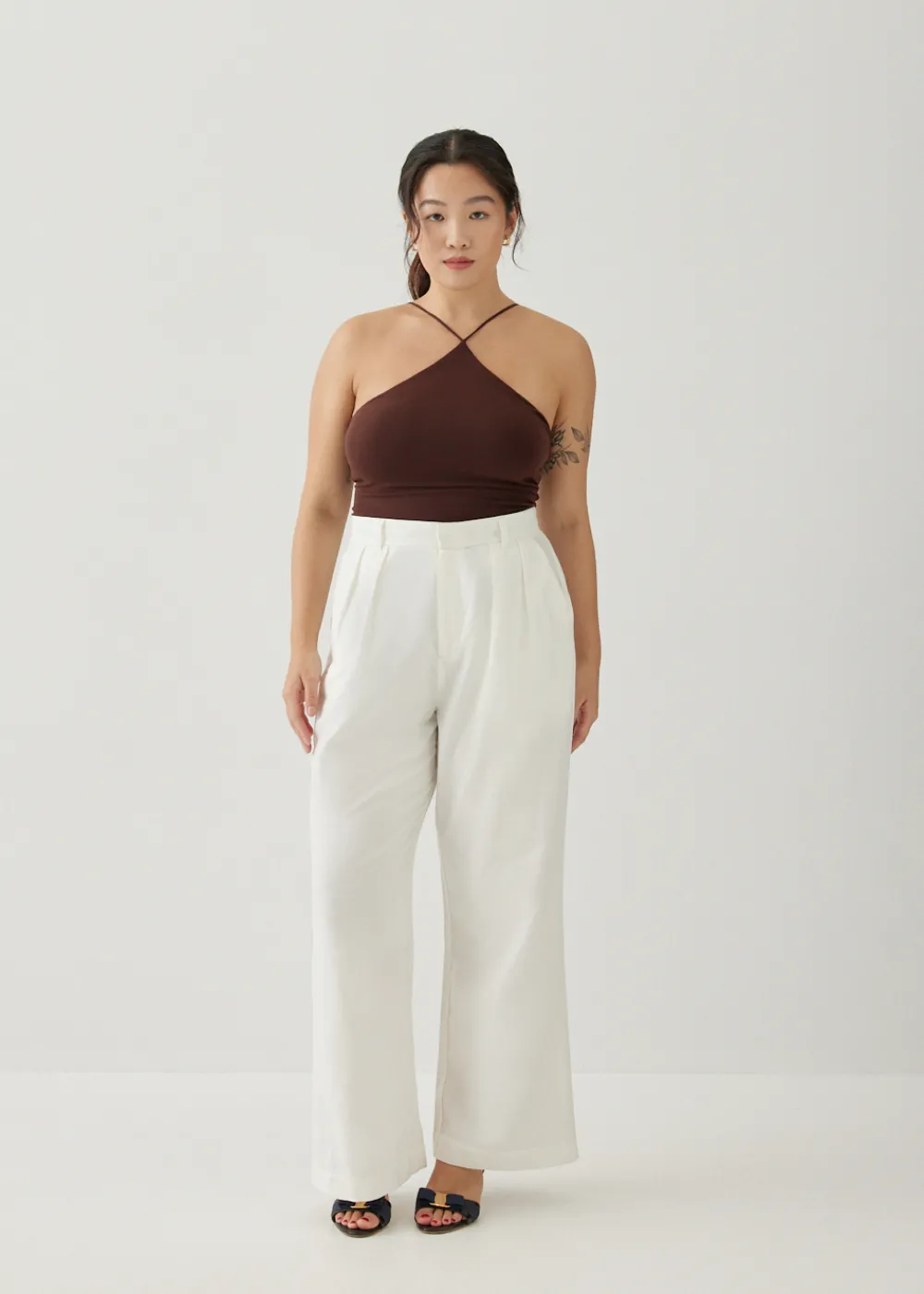 Love, Bonito Weekend & Vacation Pants|Straight*Violeta Cotton Kick Flare Pants