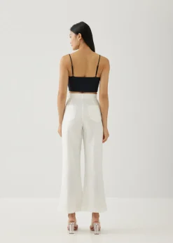 Love, Bonito Weekend & Vacation Pants|Straight*Violeta Cotton Kick Flare Pants