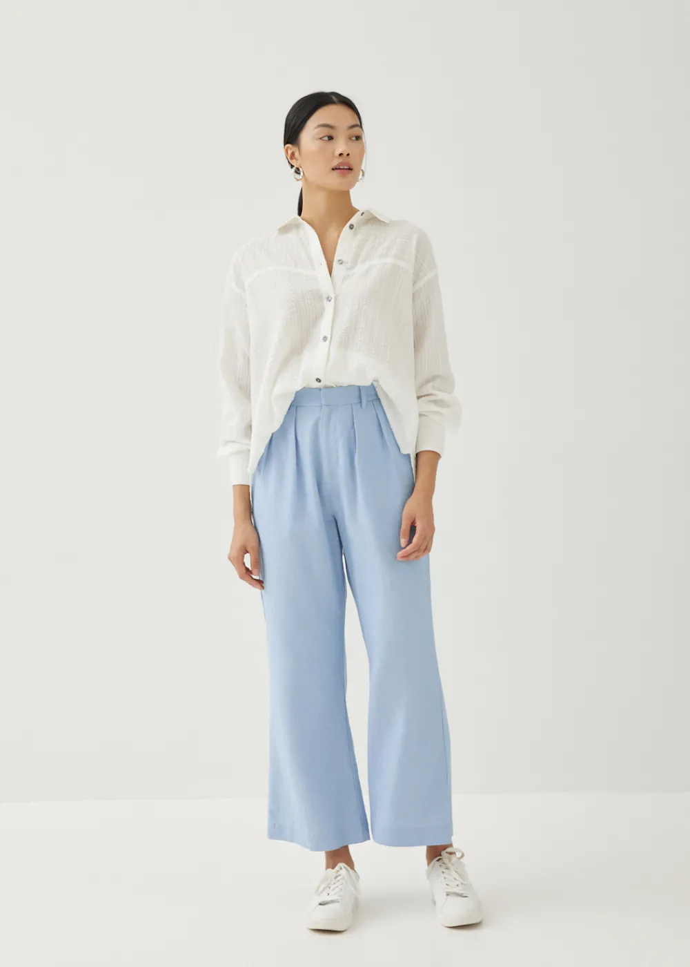 Love, Bonito Weekend & Vacation Pants|Straight*Violeta Cotton Kick Flare Pants