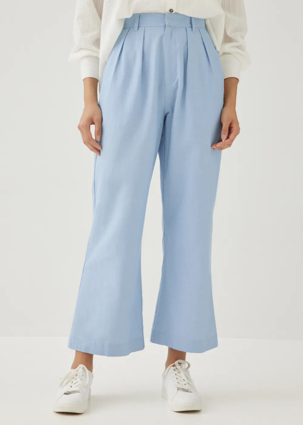 Love, Bonito Weekend & Vacation Pants|Straight*Violeta Cotton Kick Flare Pants