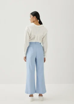 Love, Bonito Weekend & Vacation Pants|Straight*Violeta Cotton Kick Flare Pants