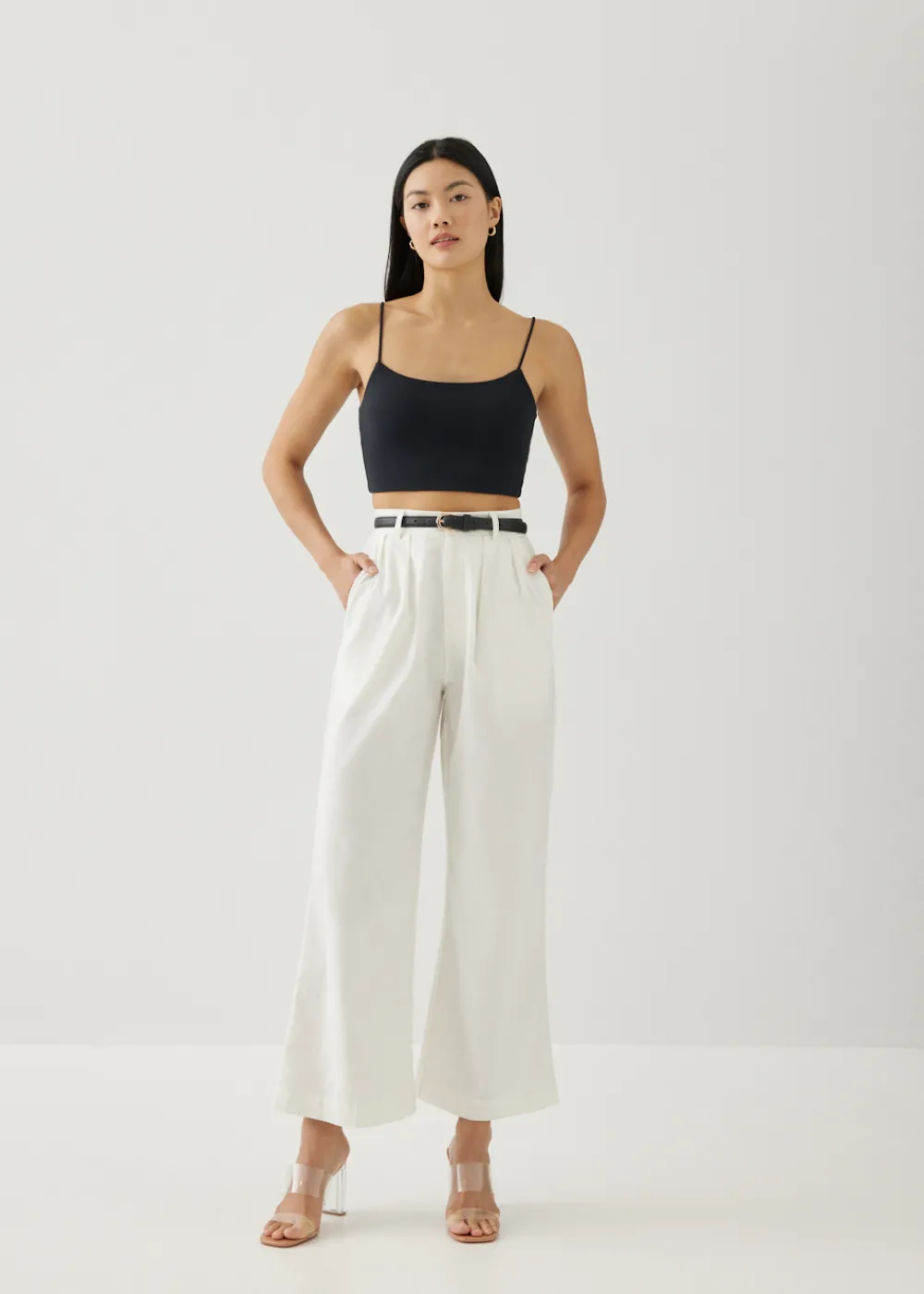 Love, Bonito Weekend & Vacation Pants|Straight*Violeta Cotton Kick Flare Pants