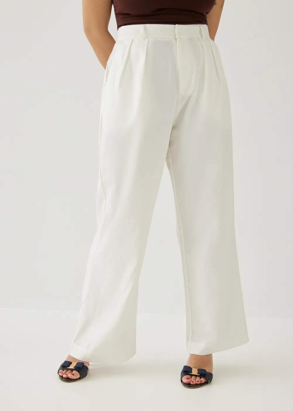 Love, Bonito Weekend & Vacation Pants|Straight*Violeta Cotton Kick Flare Pants
