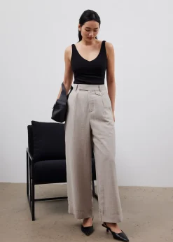 Love, Bonito Weekend & Vacation Pants|Work Pants*Viscose Tailored Straight Leg Pants