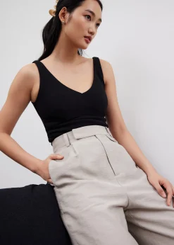 Love, Bonito Weekend & Vacation Pants|Work Pants*Viscose Tailored Straight Leg Pants
