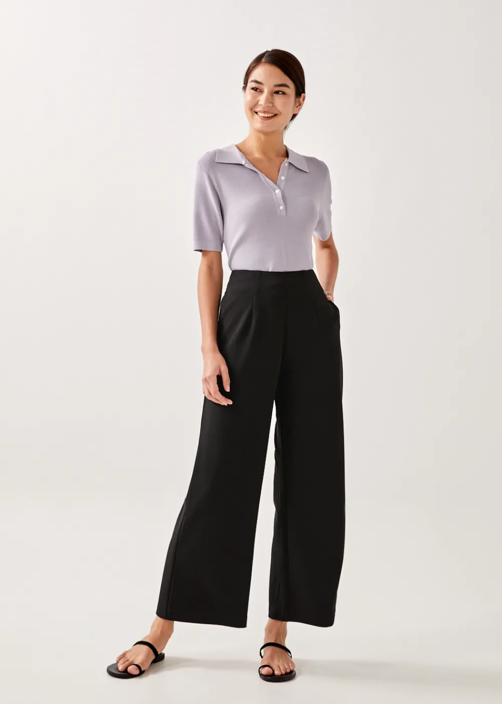 Love, Bonito Work Pants|Wide*Vivica Classic Wide Leg Pants