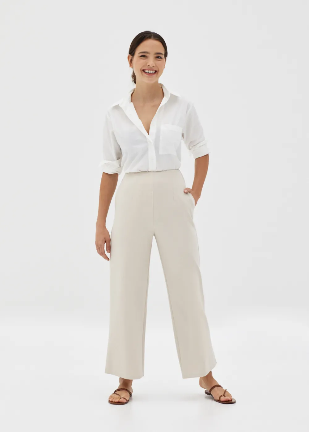 Love, Bonito Work Pants|Wide*Vivica Classic Wide Leg Pants
