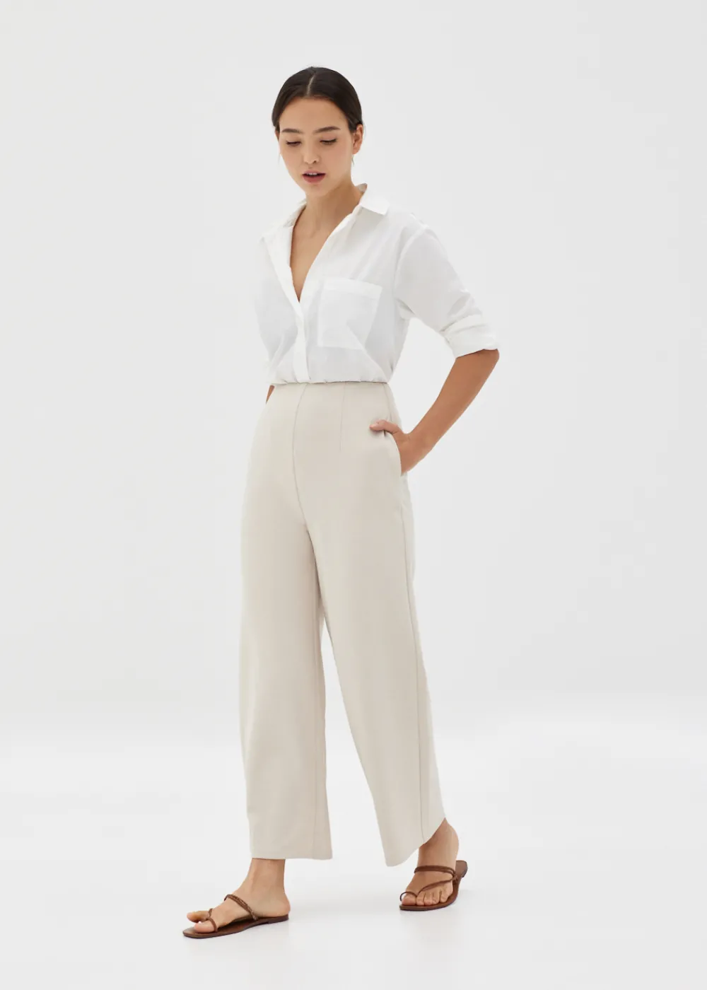 Love, Bonito Work Pants|Wide*Vivica Classic Wide Leg Pants