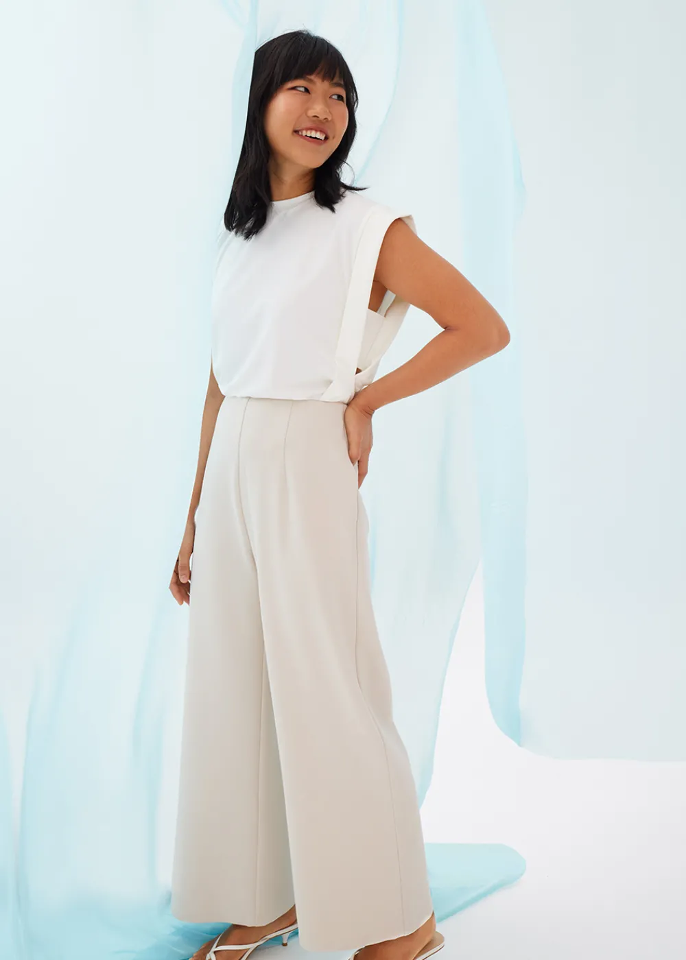 Love, Bonito Work Pants|Wide*Vivica Classic Wide Leg Pants