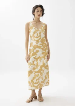 Love, Bonito Vacation|Dresses*V-neck A-line Midaxi Dress in Sunburst