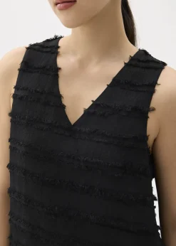 Love, Bonito Weekend Dresses|Weekend*V-neck Fray Shift Mini Dress
