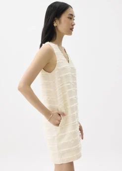 Love, Bonito Weekend Dresses|Weekend*V-neck Fray Shift Mini Dress